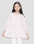Nevada Baby Doll Stripe Blouse for Girls