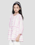 Nevada Baby Doll Stripe Blouse for Girls