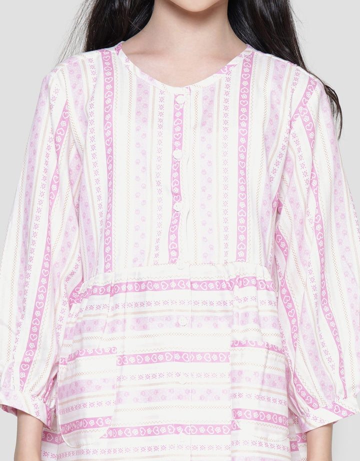 Nevada Baby Doll Stripe Blouse Anak Perempuan