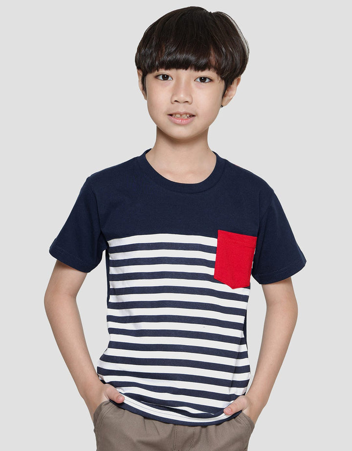 Little M Cut N Sewn Kaos Lengan Pendek Anak Laki-Laki