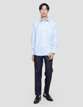 Cole Kemeja Lengan Panjang Regular Soft Twill Pria
