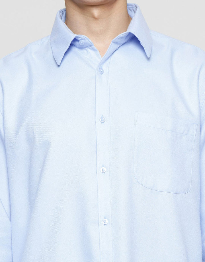 Cole Kemeja Lengan Panjang Regular Soft Twill Pria