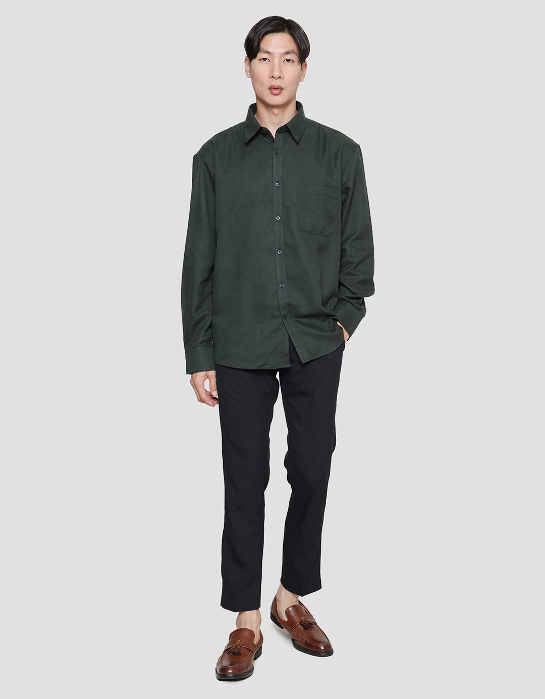 Cole Regular Soft Twill Tc Men's Long Sleeve Shirt