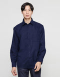 Cole Kemeja Lengan Panjang Regular Soft Twill Pria