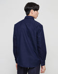 Cole Kemeja Lengan Panjang Regular Soft Twill Pria