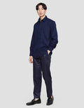 Cole Kemeja Lengan Panjang Regular Soft Twill Pria