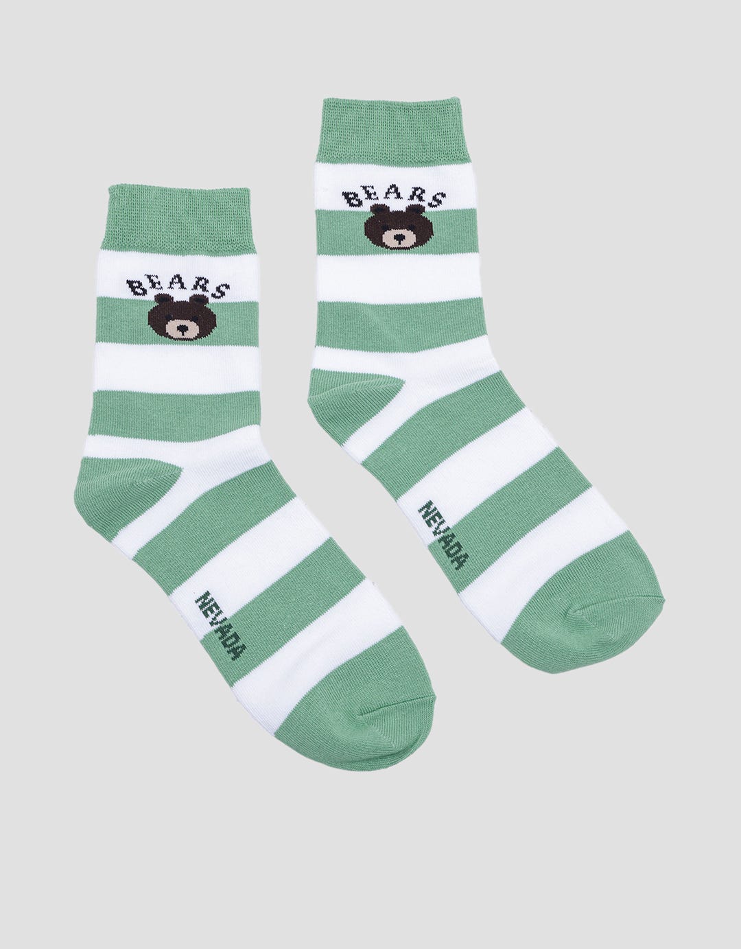 Nevada Quarter Stripe Bear Kids Socks