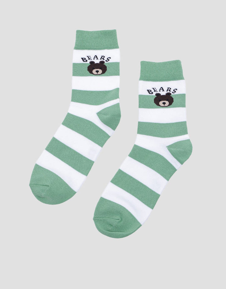 Nevada Quarter Stripe Bear Kids Socks
