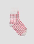 Nevada Quarter Houndstooth Kaus Kaki Wanita
