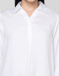 Cardinal Femme V-Neck Blouse Wanita