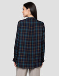 Cardinal Femme Print Checks Kemeja Wanita