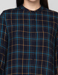 Cardinal Femme Print Checks Kemeja Wanita