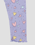 Pipiniko Heart Pakaian Set W Legging Anak Perempuan