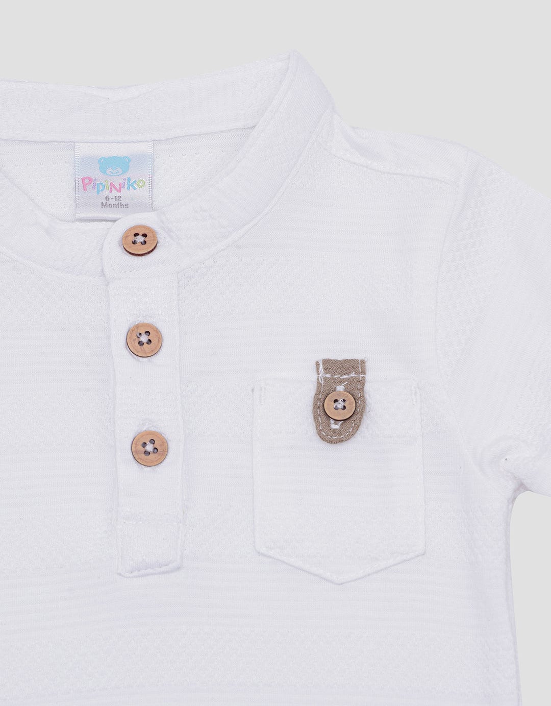 Pipiniko Stripe Plain Boys T-Shirt