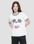 Nevada Reg Ringer We Bear Bears Panda Kaos Lengan Pendek Wanita