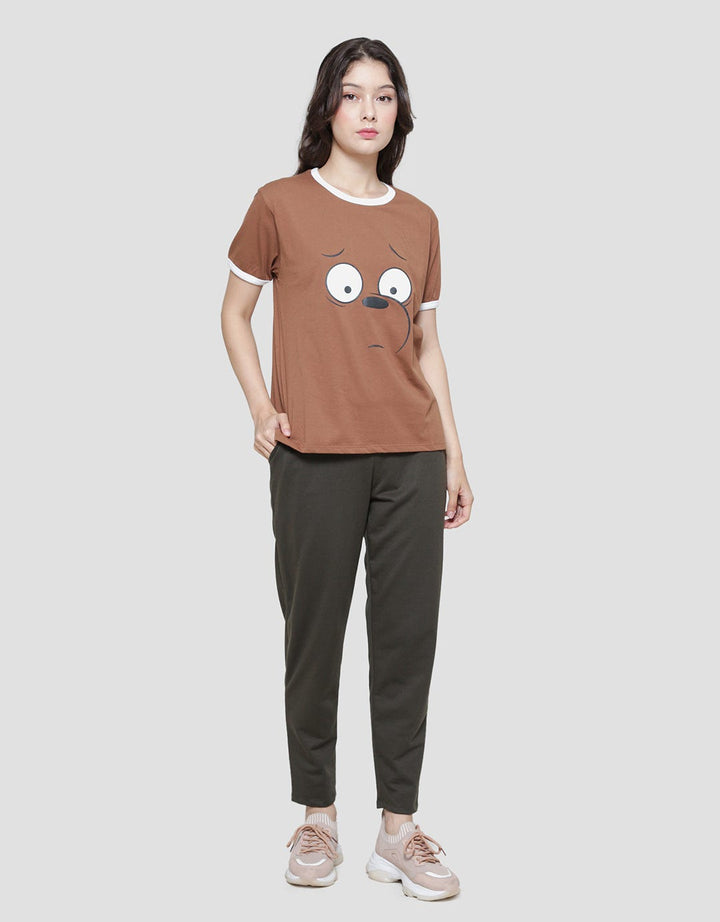 Nevada Reg Ringer We Bear Bears Kaos Lengan Pendek Wanita