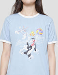 Nevada Bugs Bunny Ringer Kaos Wanita