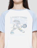 Nevada Bug Bunny Raglan Kaos Wanita