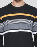 Cole Stripe Interlock Sweater Pria
