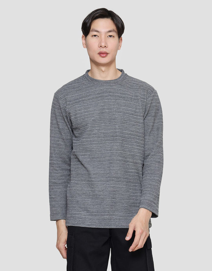 Cole Texture Melange Flatknit Look Sweater Pria