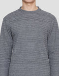 Cole Texture Melange Flatknit Look Sweater Pria