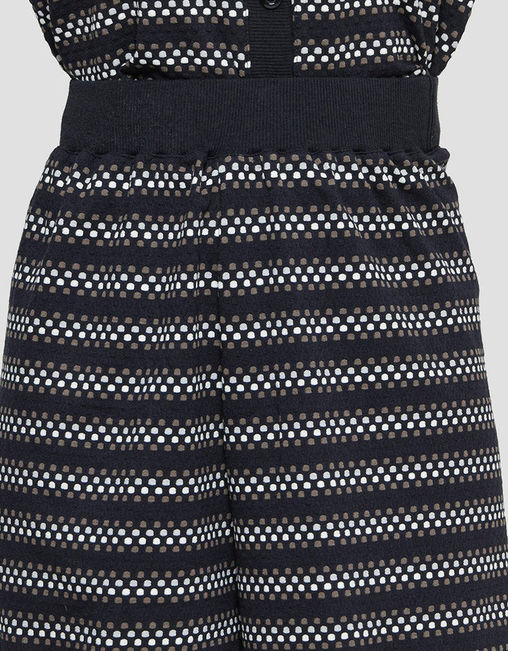 Details Texture Knit Women's Shorts