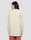 Details Parachute Look Wrinkle Women's Long Sleeve Shirt
