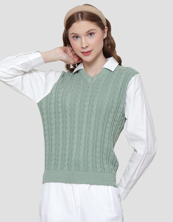 Details Women's Long Sleeve Knit Top Shirt