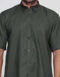 Stanley Adams Two Tone Kemeja Twill Pria