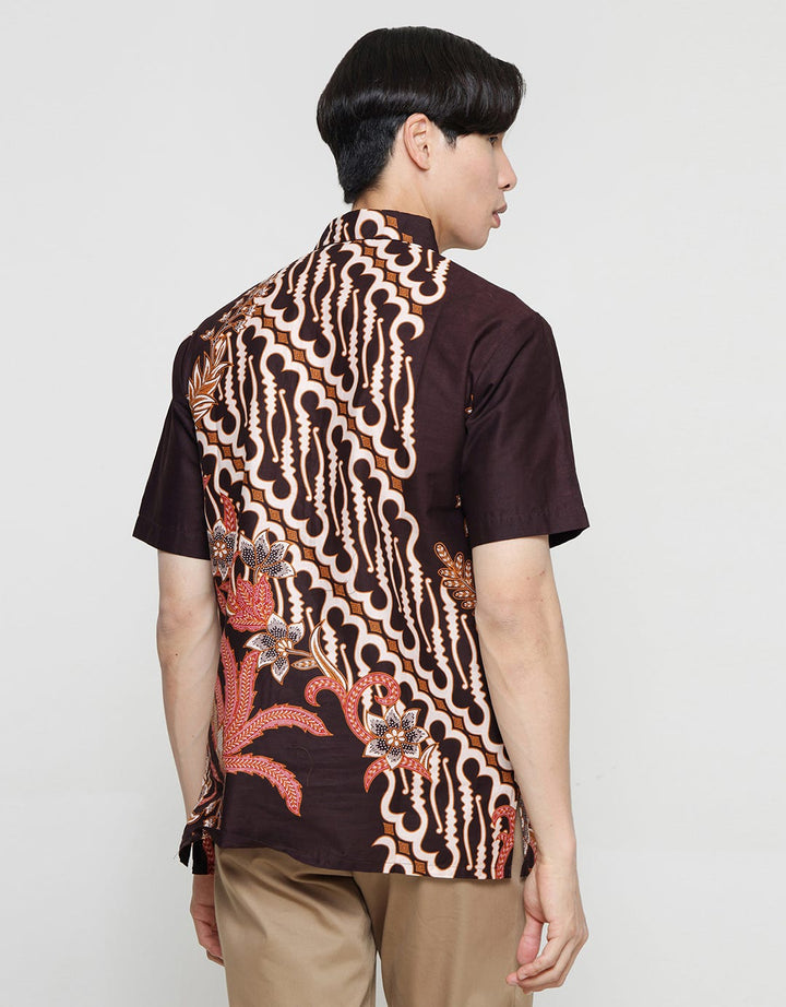 Arjuna Weda Body Fit Batik Parang Manuk Hem Pria