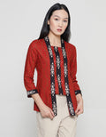 Arjuna Weda Batik Songket Women's Blouse