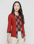 Arjuna Weda Batik Songket Women's Blouse