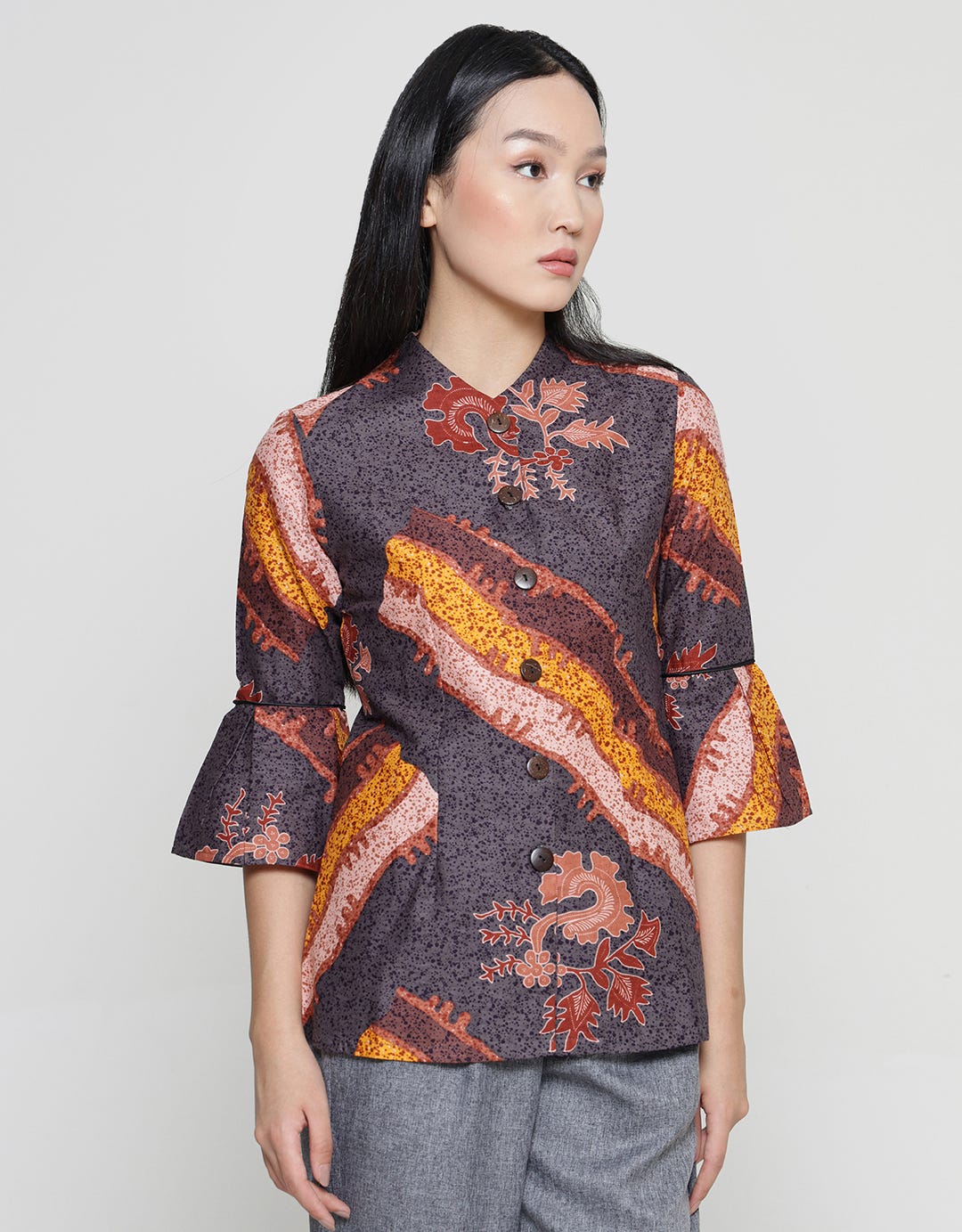 Arjuna Weda Modern Batik 20 Women's Blouse