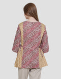 Arjuna Weda Blouse Batik Latar Lereng Kawung Wanita