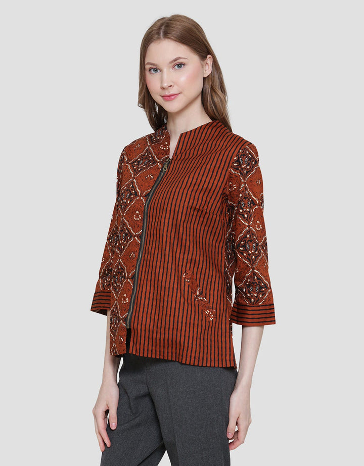 Arjuna Weda Blouse Batik Sido Mukti Pearl Women