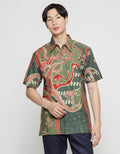 Arjuna Weda Hem Body Fit Batik Sebar Gajah Uling Pria