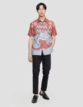 Arjuna Weda Gajah Uling 3 Hem Batik Pria