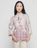 Arjuna Weda Elephant Uling 3 Women's Batik Blouse