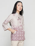 Arjuna Weda Elephant Uling 3 Women's Batik Blouse