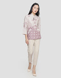 Arjuna Weda Elephant Uling 3 Women's Batik Blouse