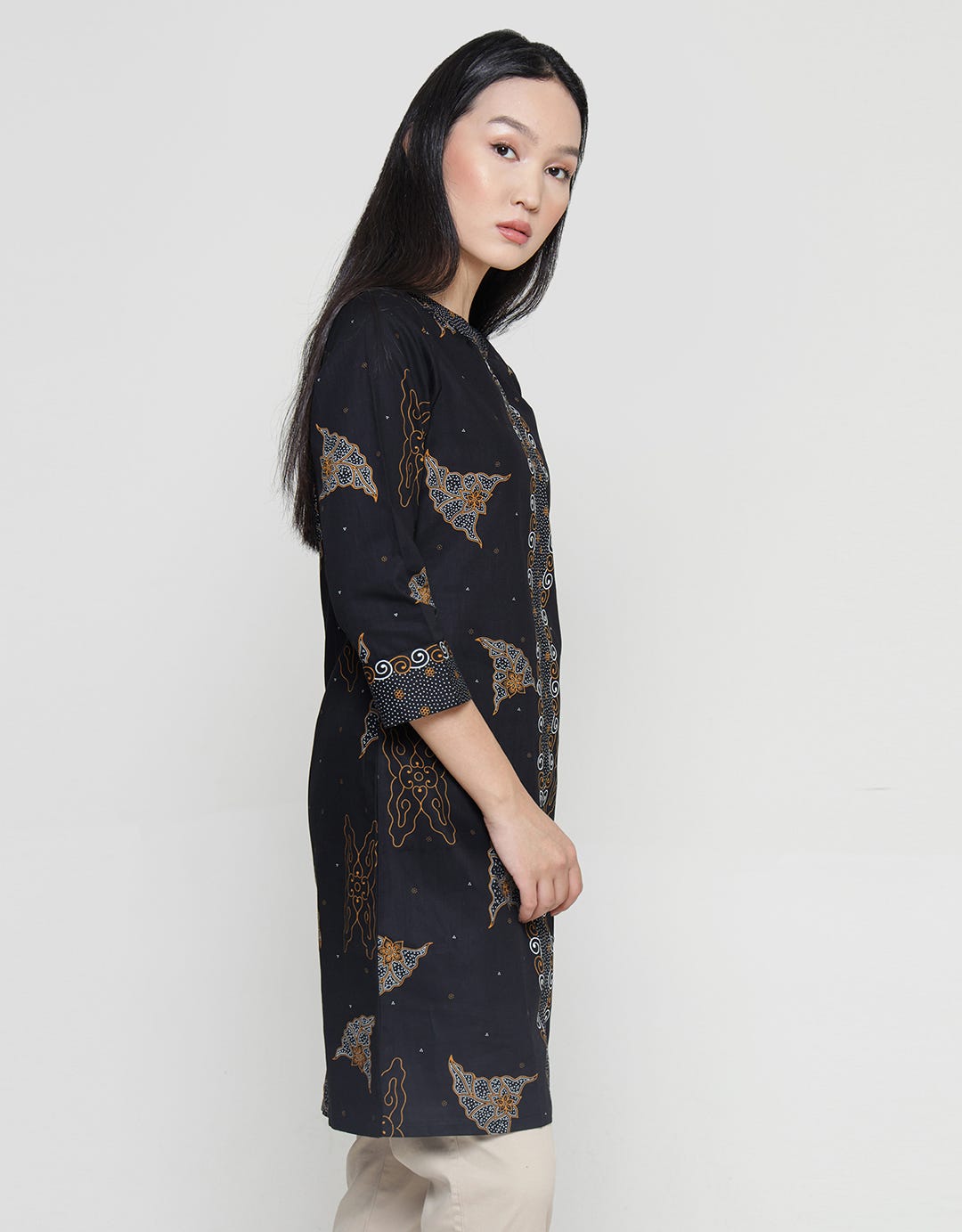 Arjunaweda Tunik Batik Megamendung Keongan Wanita