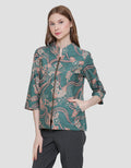 Arjuna Weda Batik Flower Dots Women's Blouse