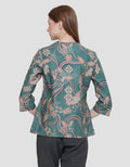 Arjuna Weda Batik Flower Dots Women's Blouse