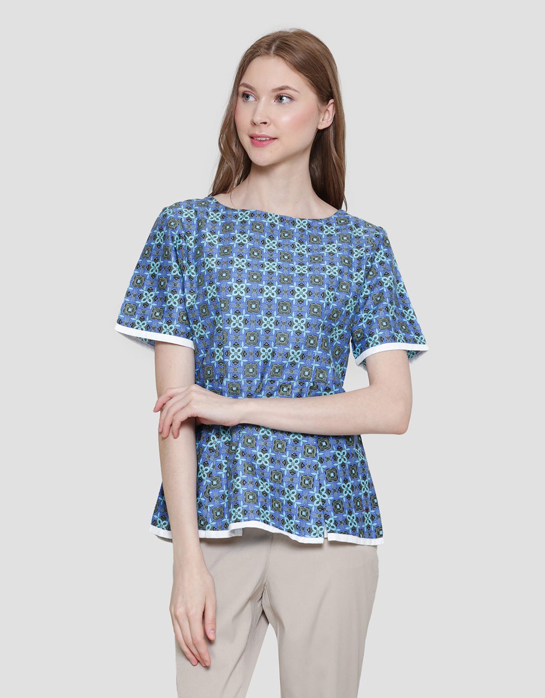 Adikusuma Batik Kawung Women's Blouse
