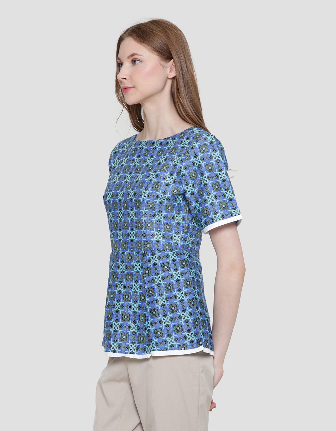 Adikusuma Batik Kawung Women's Blouse
