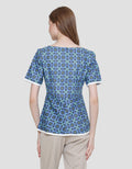 Adikusuma Batik Kawung Blouse Wanita