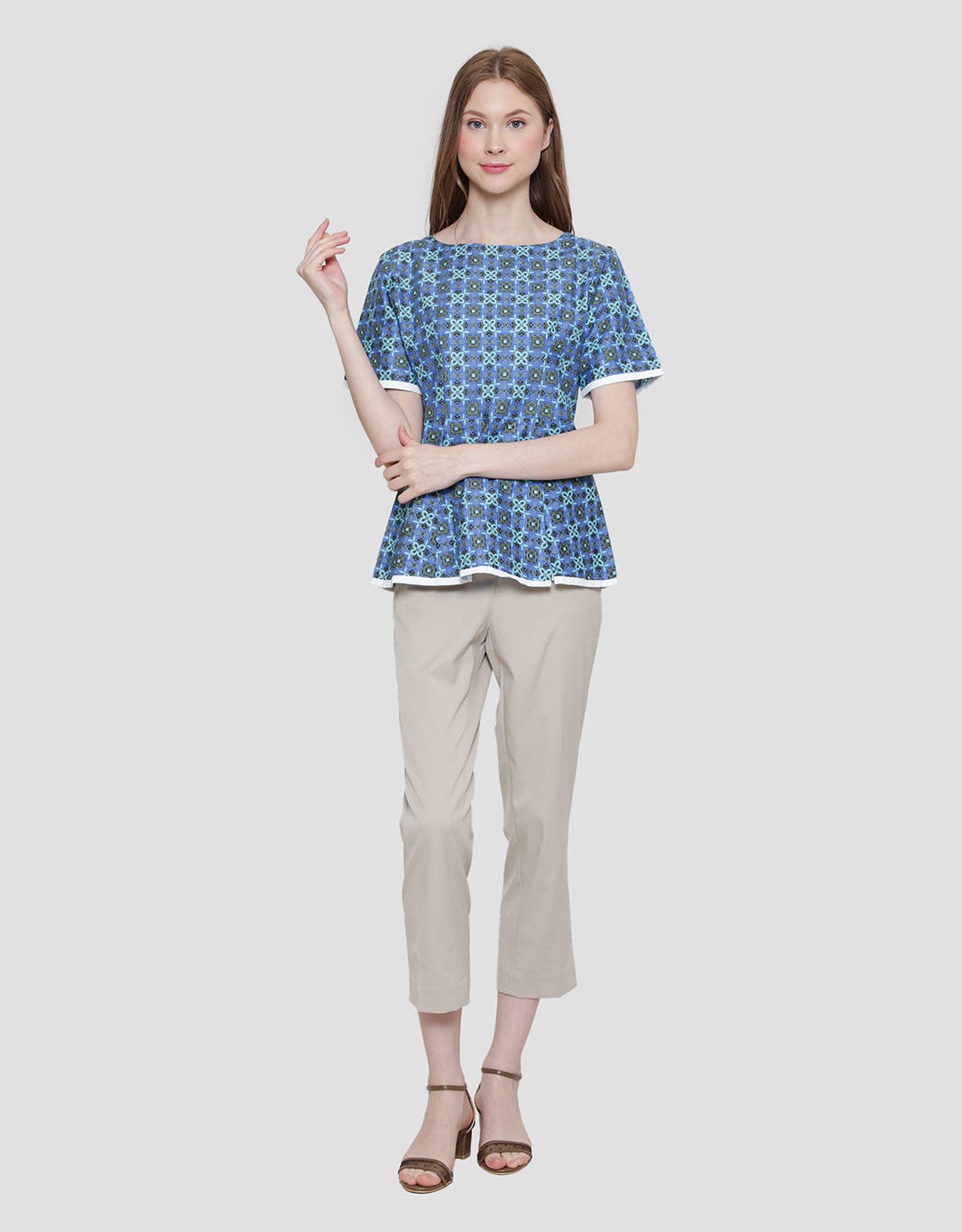 Adikusuma Batik Kawung Women's Blouse