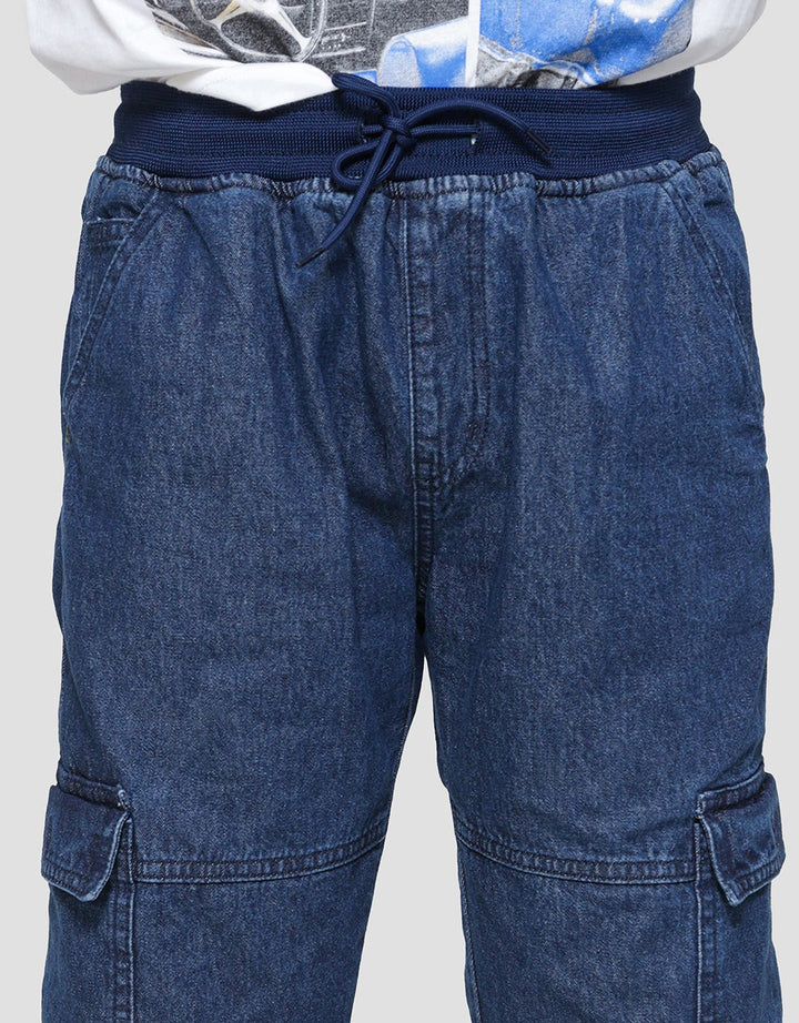 Nevada Rib Polos With Cargo Celana Denim Anak Laki-laki
