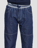 Nevada Rib Stripe Celana Panjang Denim Anak Laki-Laki