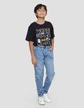 Nevada Washing With Marble Celana Denim Rib List Anak Laki-laki